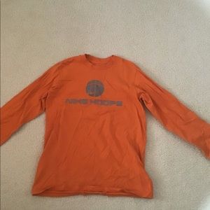 Orange Nike hoops T - shirt